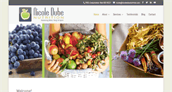 Desktop Screenshot of nicoledubenutrition.com